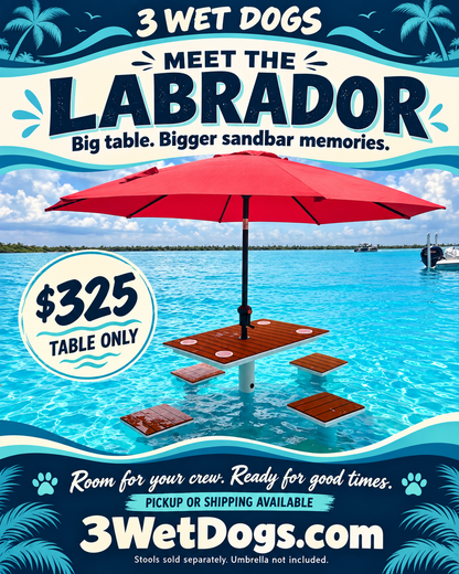 The Labrador with Stools