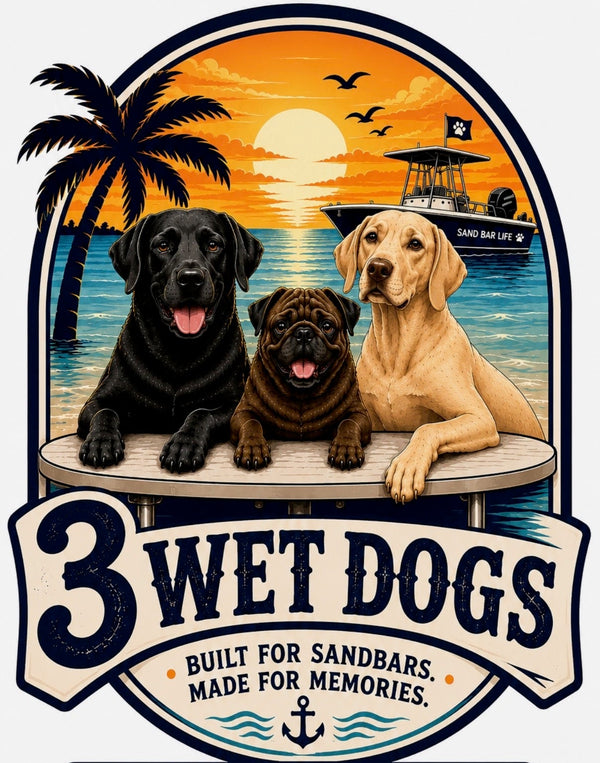 3 Wet Dogs